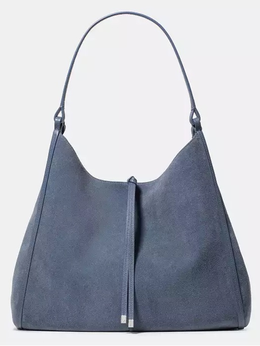 ♠️Kate Spade New York Reese Suede Large Shoulder Bag, Cinder Grey NWT